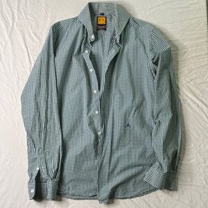 Men's Green Checkered Shirt